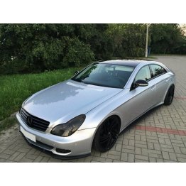 Накладки сплиттеры на пороги на Mercedes CLS W219